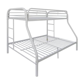 Acme Furniture Tritan White Twin Over Full Bunk Bed