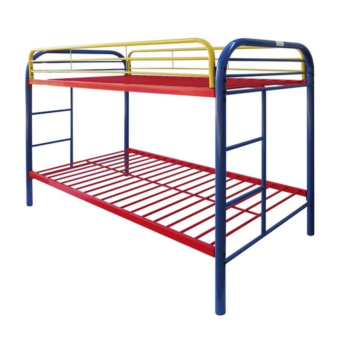 Acme Furniture Thomas Rainbow Twin Over Twin Bunk Bed ACM-02188RNB