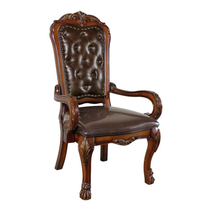 Acme Furniture Dresden Cherry Oak Executive Office Arm Chair ACM-12170