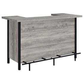 Coaster Furniture Bellemore Grey Driftwood Bar Unit with Footrest