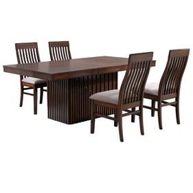 Coaster Furniture Briarwood Brown 5pc Dining Room Set