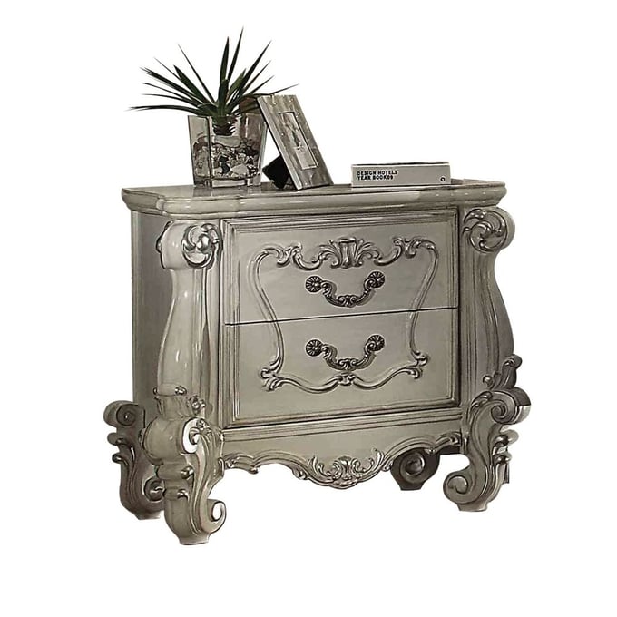 Acme Furniture Versailles Bone White Nightstand ACM-21133