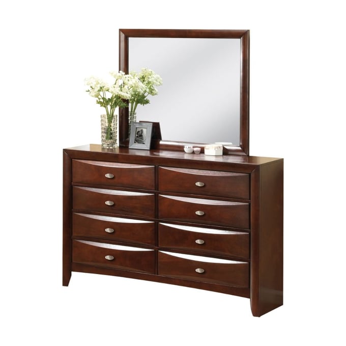 Acme Furniture Ireland Espresso Dresser and Mirror ACM-21454-55