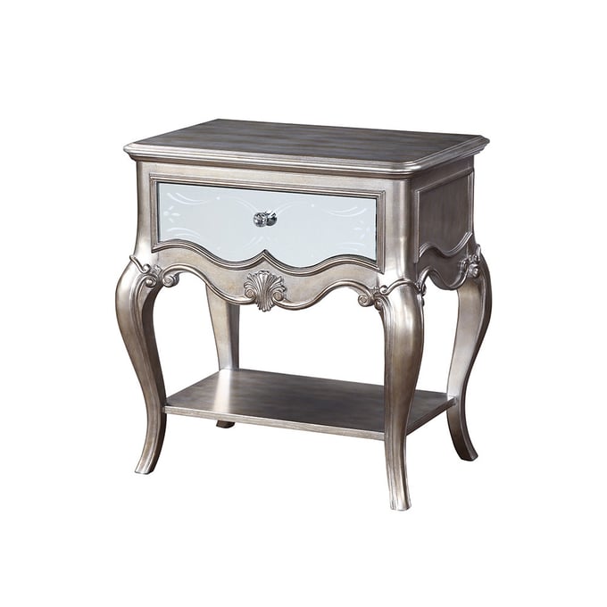 Acme Furniture Esteban Antique Champagne One Drawer Nightstand ACM-22207