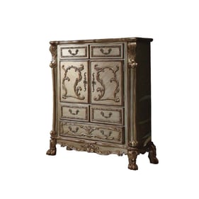 Acme Furniture Dresden Gold Patina Bone Chest