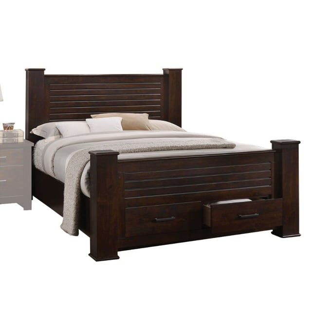 Acme Furniture Panang Mahogany King Storage Bed ACM-23367EK