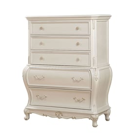 Acme Furniture Chantelle Pearl White 5 Drawer Chest