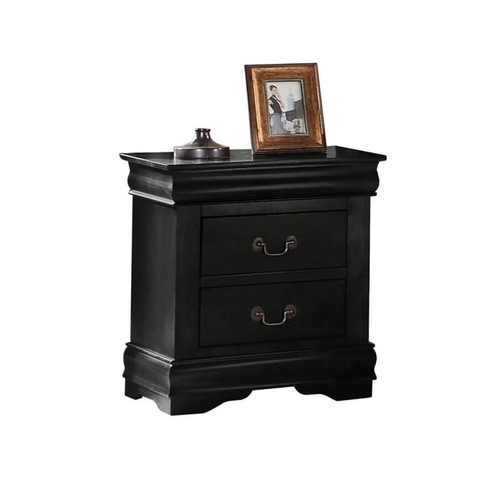 Acme Furniture Louis Philippe Black Nightstand ACM-23733