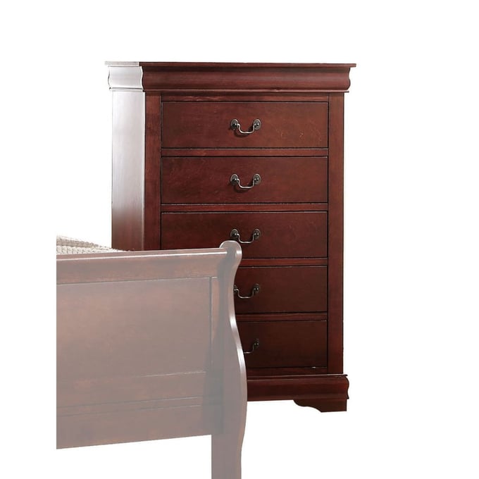 Acme Furniture Louis Philippe III Cherry Chest
