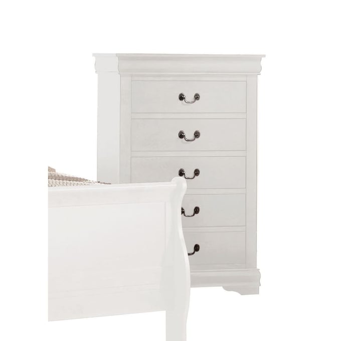 Acme Furniture Louis Philippe White Chest ACM-23836