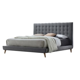 Acme Furniture Valda Light Gray Queen Bed