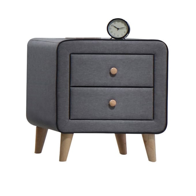 Acme Furniture Valda Light Gray Nightstand ACM-24523