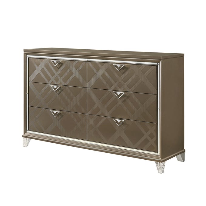 Acme Furniture Skylar Dark Champagne Dresser ACM-25325