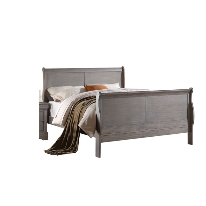 Acme Furniture Louis Philippe III Gray Queen Bed ACM-25500Q