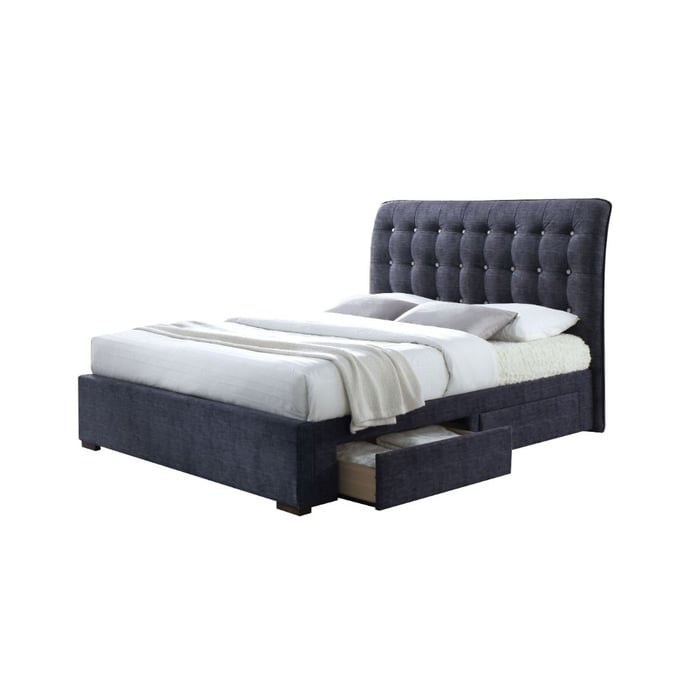 Acme Furniture Drorit Dark Gray Queen Storage Bed ACM-25680Q