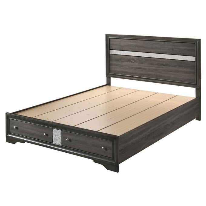 Acme Furniture Naima Gray King Storage Bed ACM-25967EK