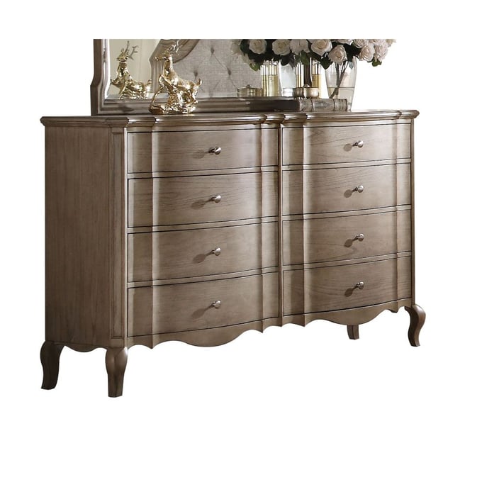 Acme Furniture Chelmsford Antique Taupe Dresser ACM-26055