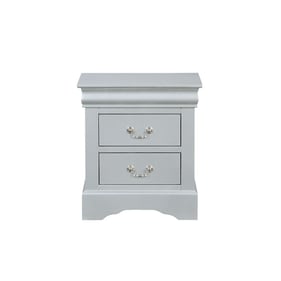 Acme Furniture Louis Philippe Platinum Nightstand