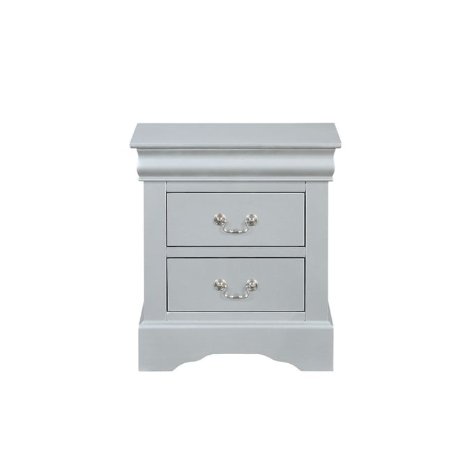 Acme Furniture Louis Philippe Platinum Nightstand ACM-26733