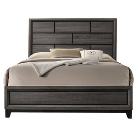 Acme Furniture Valdemar Weathered Gray King Bed