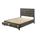 EK BED W/STORAGE