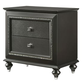 Acme Furniture Kaitlyn Metallic Gray Nightstand