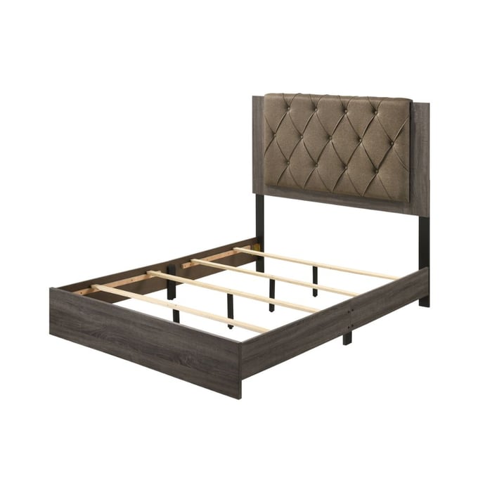 Acme Furniture Avantika Rustic Gray Oak Queen Bed ACM-27680Q