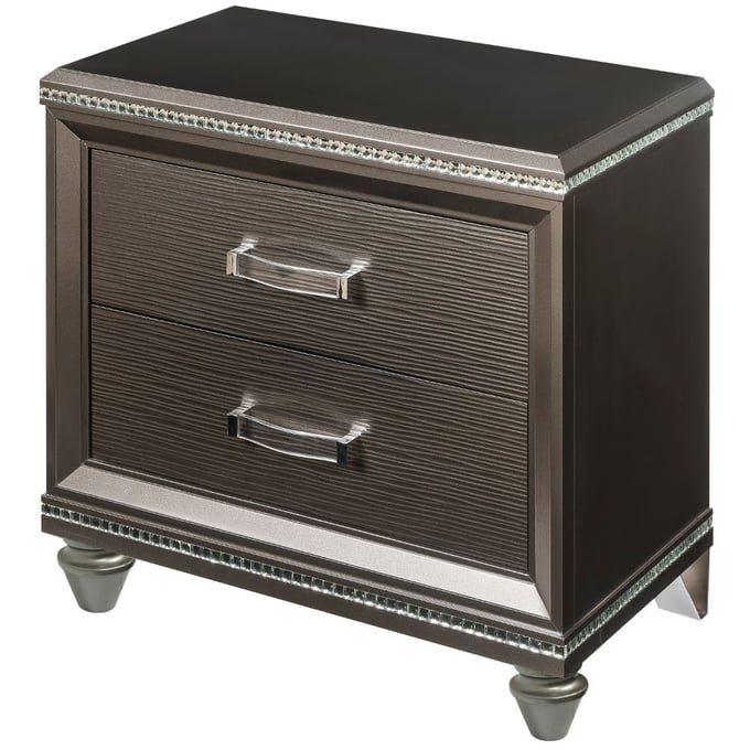 Acme Furniture Sadie Dark Champagne Wood Nightstand ACM-27943