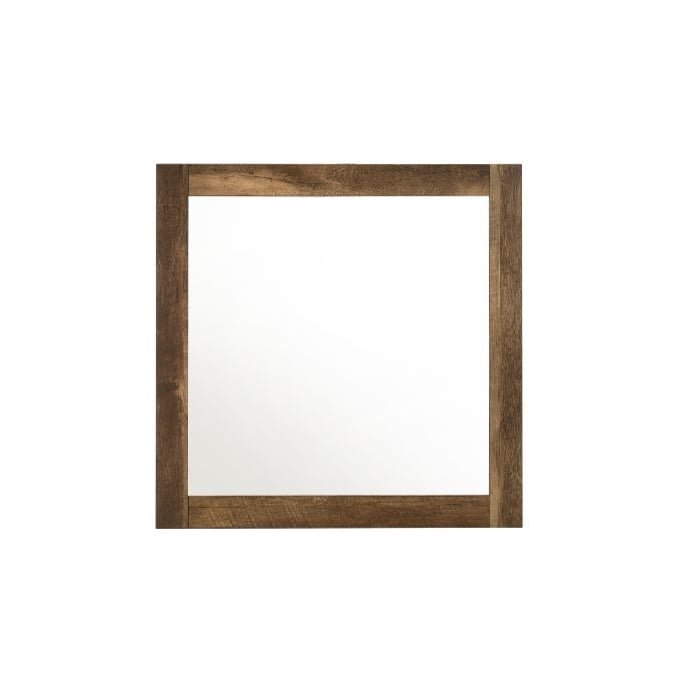 Acme Furniture Morales Rustic Oak Mirror ACM-28594