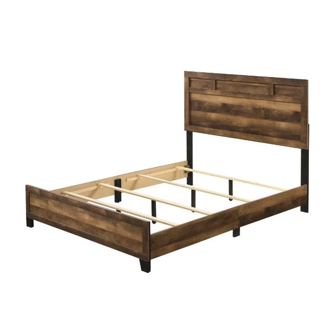 Acme Furniture Morales Rustic Oak King Bed ACM-28597EK