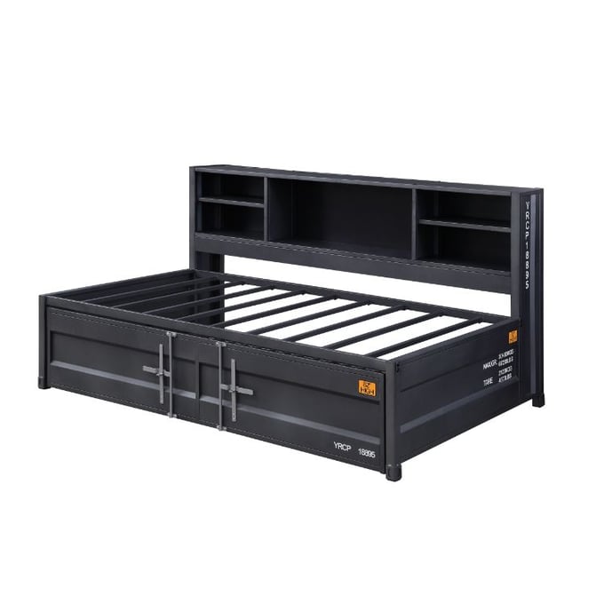 Acme Furniture Cargo Gunmetal Storage Daybed and Trundle ACM-38270