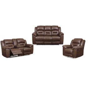 Ashley Furniture Stoneland Chocolate 3pc Power Living Room Set