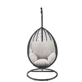 Acme Furniture Simona Beige Black Hanging Chair