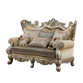 Acme Furniture Ranita Champagne Loveseat