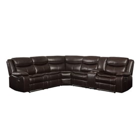 Acme Furniture Tavin Espresso Motion Sectional Sofa