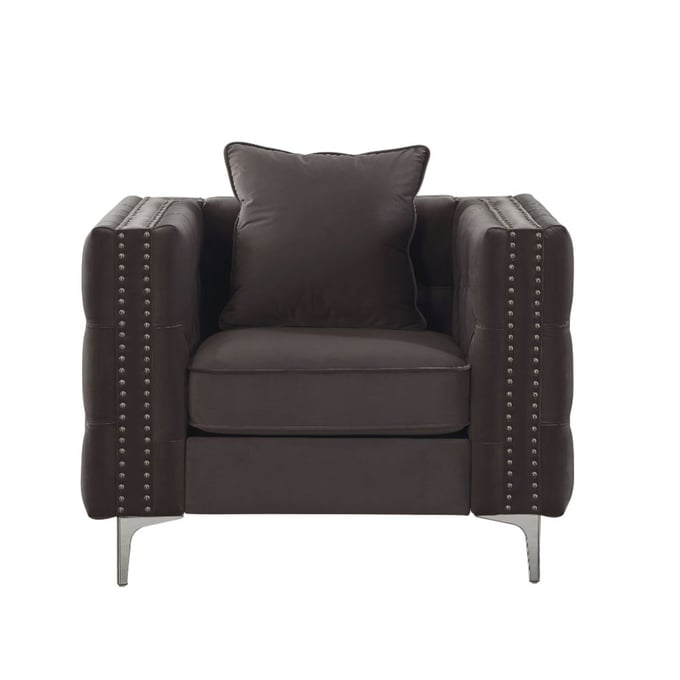 Acme Furniture Gillian II Dark Gray One Pillow Chair ACM-53389