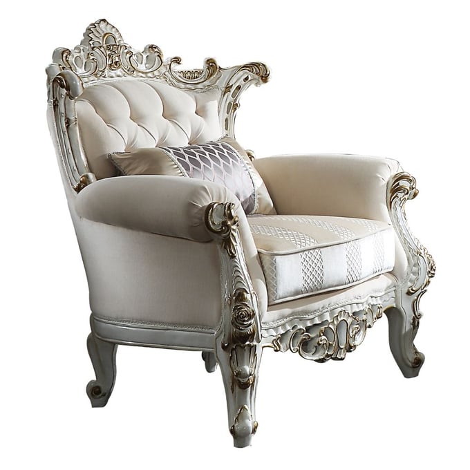 Acme Furniture Picardy II Antique Pearl Chair ACM-53462