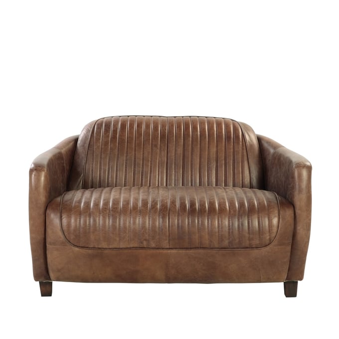 Acme Furniture Brancaster Retro Brown Loveseat ACM-53546