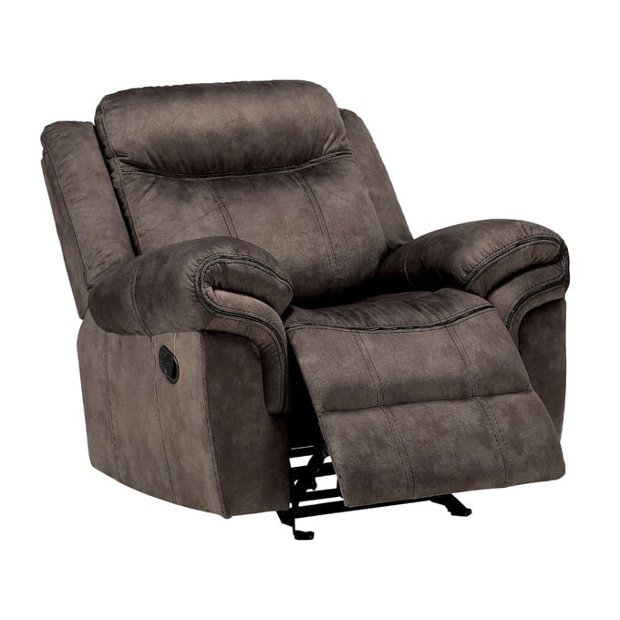 Acme Furniture Zubaida Two Tone Chocolate Glider Recliner ACM-55022