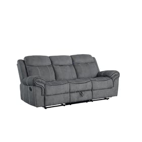 Acme Furniture Zubaida Gray Velvet 2pc Living Room Set