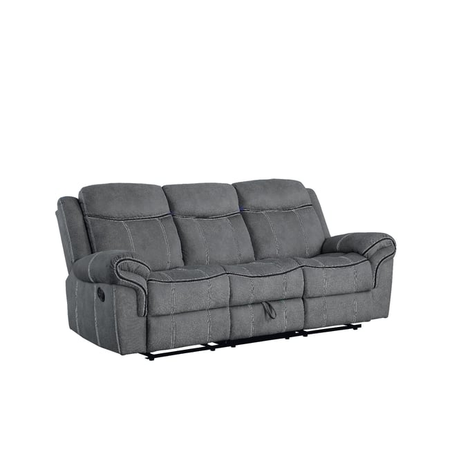 Acme Furniture Zubaida Gray Velvet 2pc Living Room Set ACM-5502-LR-S3