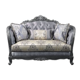 Acme Furniture Ariadne Platinum Three Pillows Loveseat