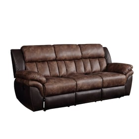 Acme Furniture Jaylen Toffee Espresso Motion Sofa