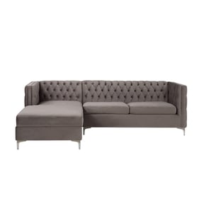 Acme Furniture Sullivan Gray Sectional Sofa