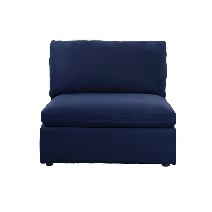 Acme Furniture Crosby Blue Modular Armless Chair ACM-56035