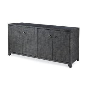 Butler Specialty Bar Harbor Charcoal Raffia 70 Inch Sideboard