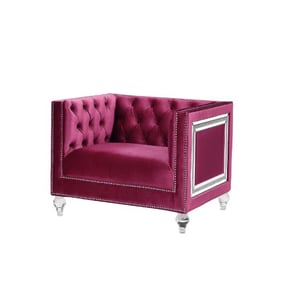 Acme Furniture Heibero Burgundy Chair