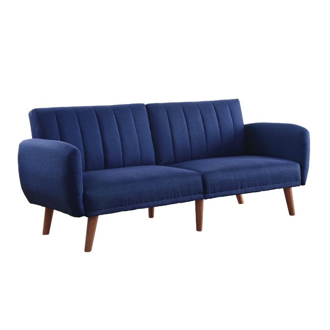 Acme Furniture Bernstein Blue Walnut Adjustable Sofa ACM-57190