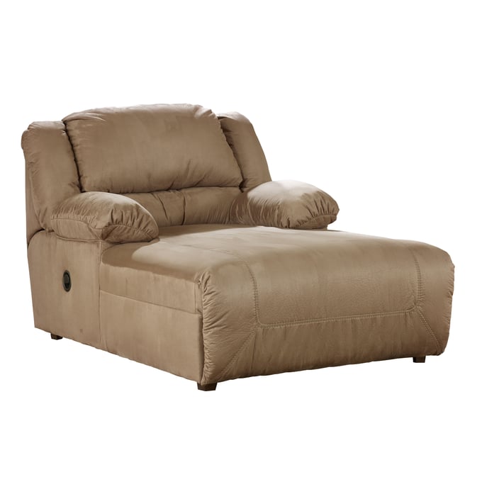 Ashley Furniture Hogan Mocha Pressback Chaise 5780204