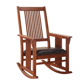 Acme Furniture Kloris Tobacco PU Rocking Chair